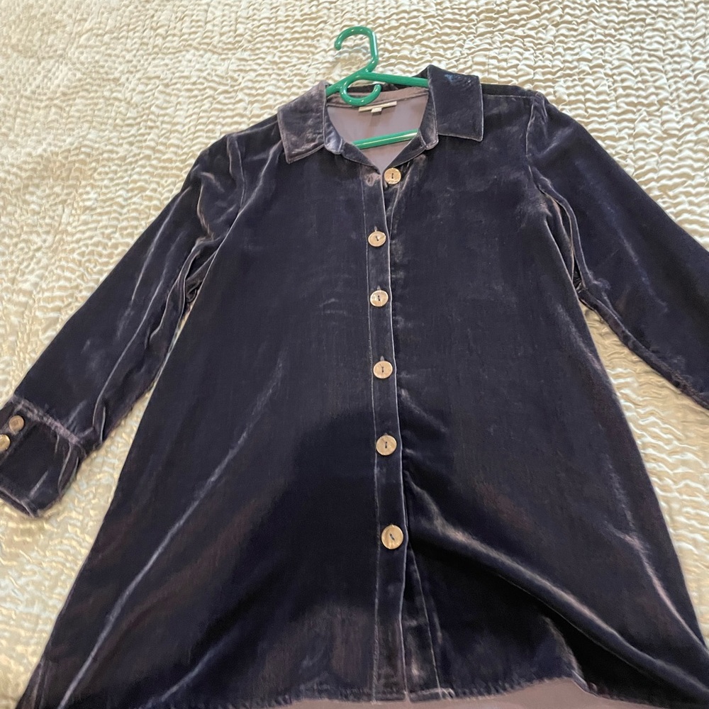 Velvet tunic